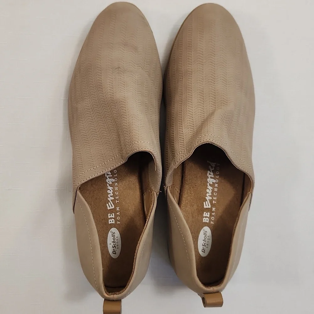 Dr Scholls Taupe Ruler Shootie Shoes. Size 9.5